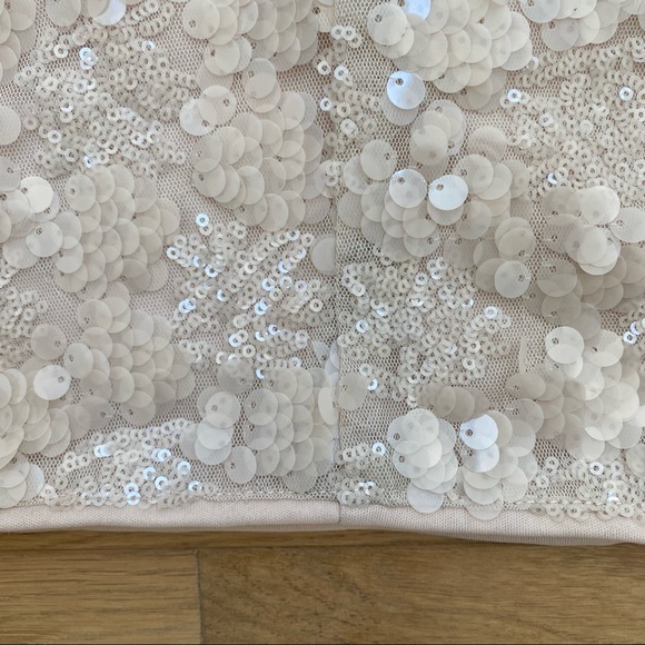 SOLD Forever 21 Nude Blush Sequin Spaghetti Strap Dress - Picture 8 of 8